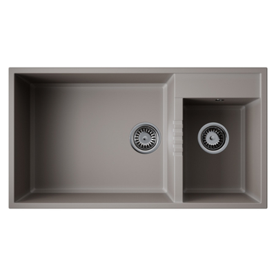 OMOIKIRI Tedori 85-2-U-GR Tetogranit/leningrad grey Мойка