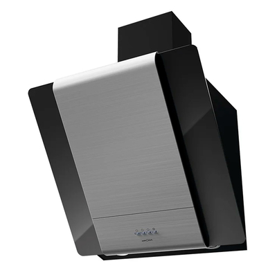 KRONA TALLI 600 INOX/BLACK glass 3P Вытяжка пристенная