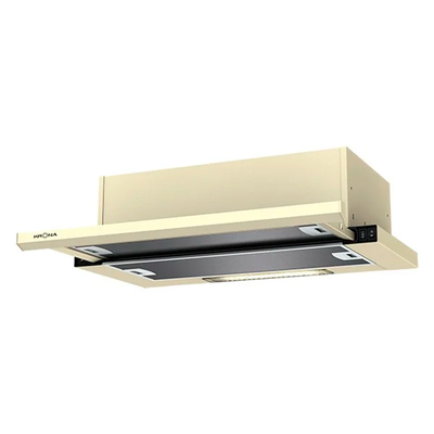 KRONA KAMILLA SLIM 600 IVORY (2 мотора) Вытяжка встраиваемая