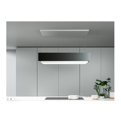FALMEC LEVANTE 120 GRAPHITE, Графитовый матовый + рамка из стали, Вытяжка островная