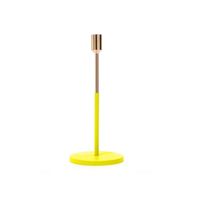 Serax Подсвечник большой, желтый/медь, d12 – h27 cm
